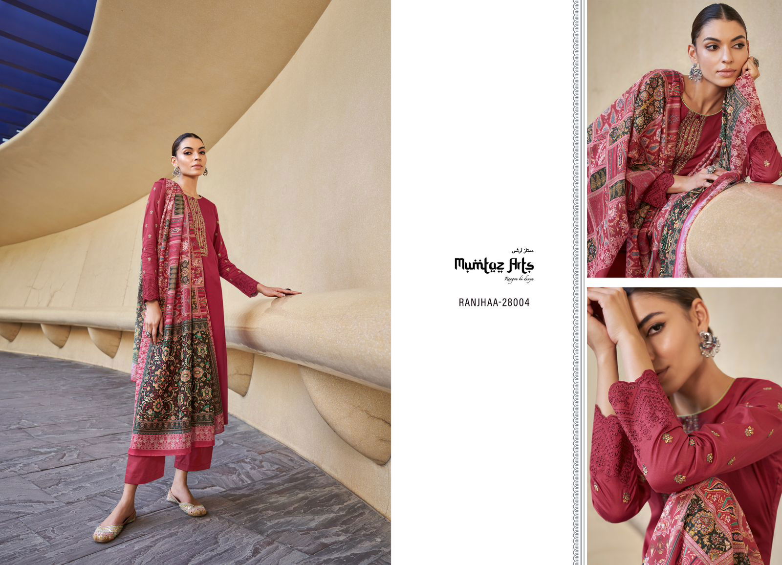 Ranjhaa By Mumtaz Designer Dress Material Catalog